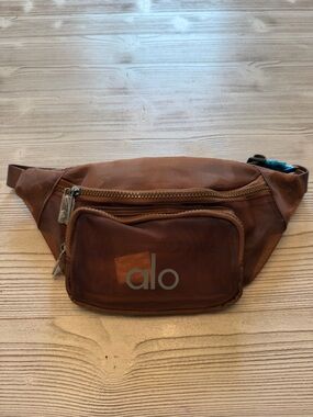ALO Yoga Brown Sheer Fanny Pack